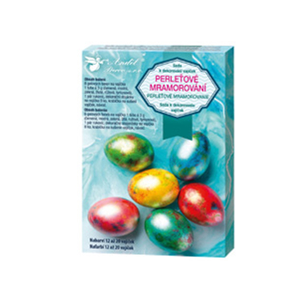 Barvy k dekorování vajíček, perleťové